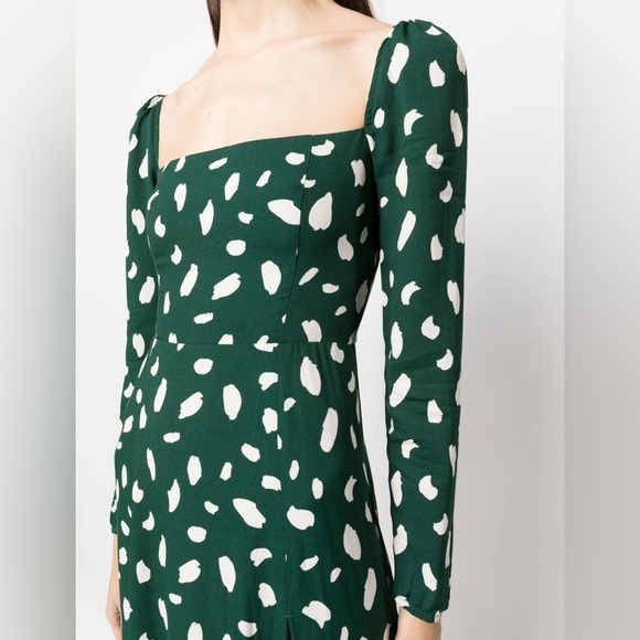 Reformation Sigmund paint-splatter midi dress (98% New) - Picture 4 of 5